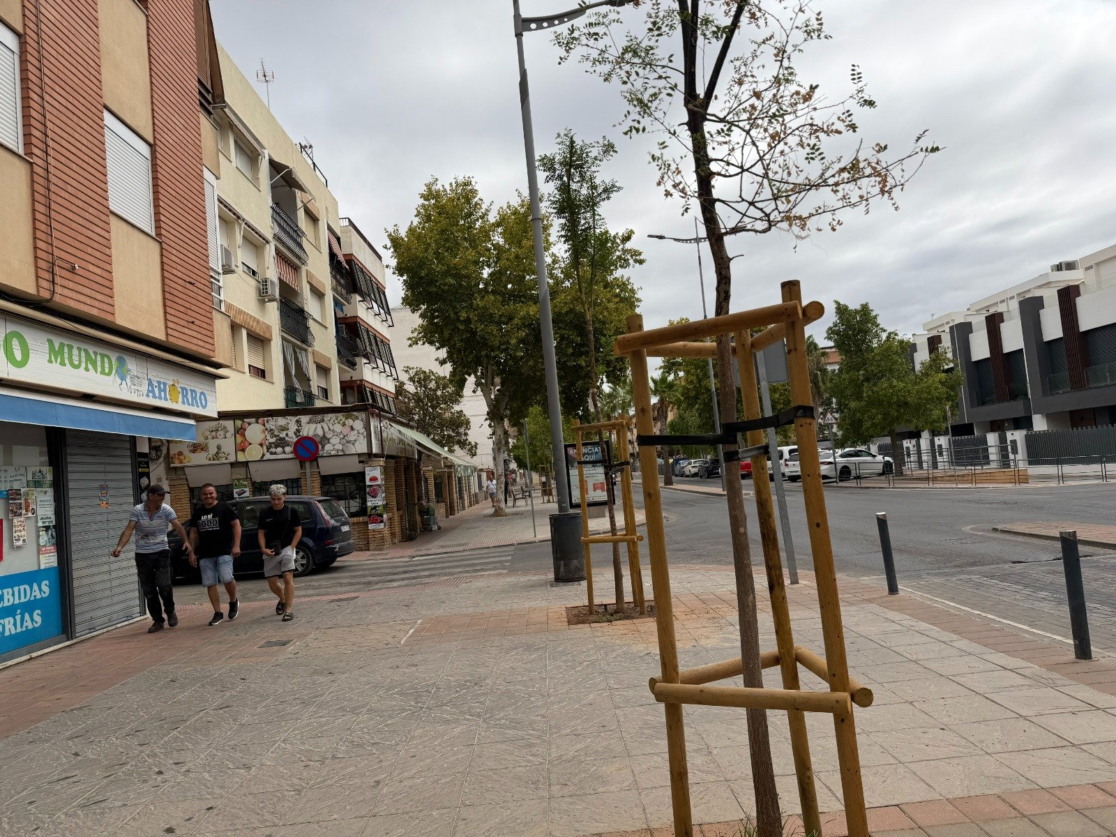 El Ayuntamiento avanza en la mejora de sus zonas verdes en la Avenida de la Estación