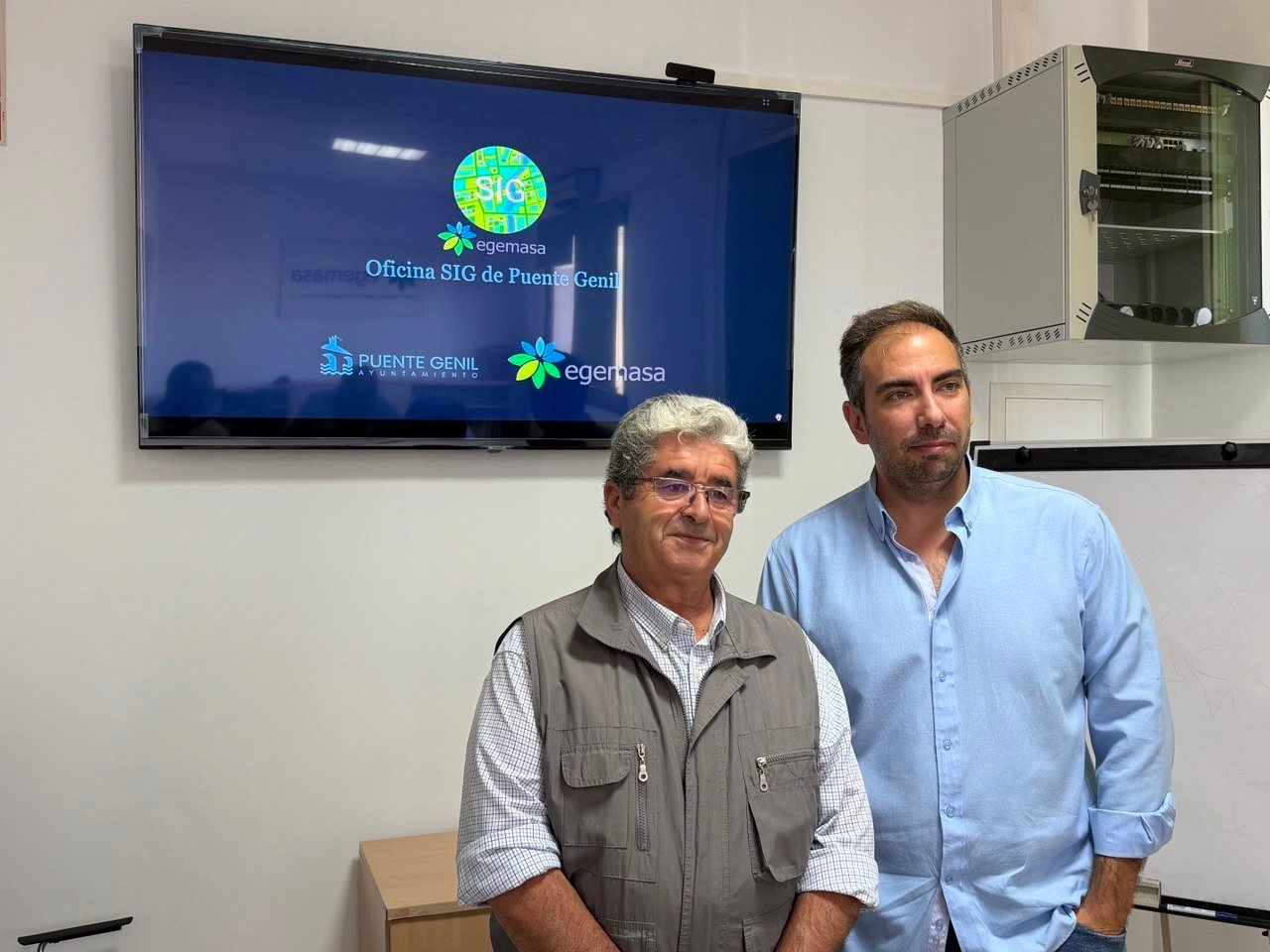Ayuntamiento y EGEMASA impulsan un Sistema de Información Geográfica (SIG) para mejorar la gestión municipal de Puente Genil