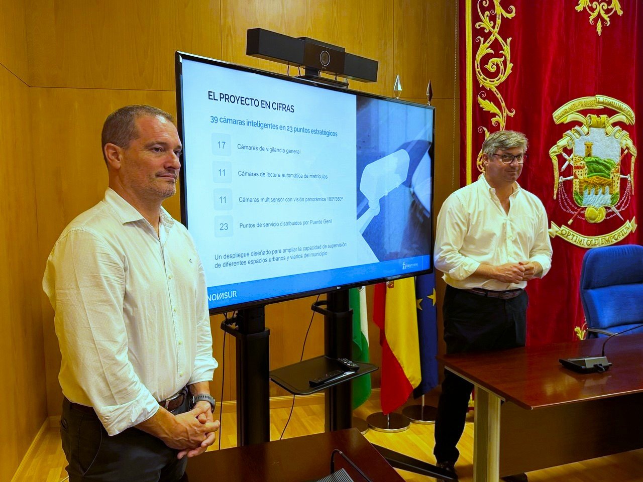 Presentado el nuevo sistema de cámaras para mejorar el control del tráfico y la seguridad vial en Puente Genil