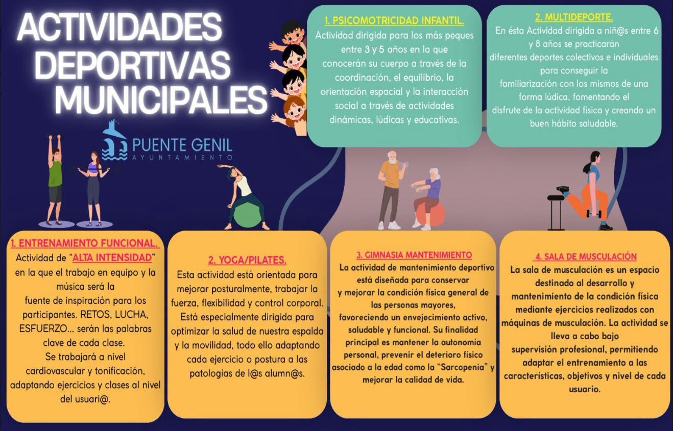 Deportes amplía los programas deportivos municipales con dos nuevas actividades dirigidas a los más pequeños
